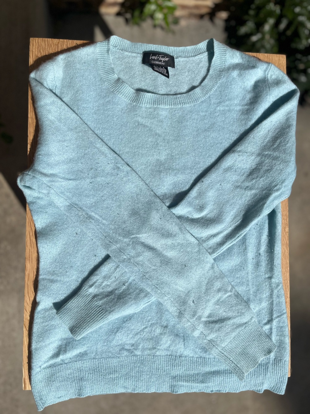 Blue Cashmere Sweater